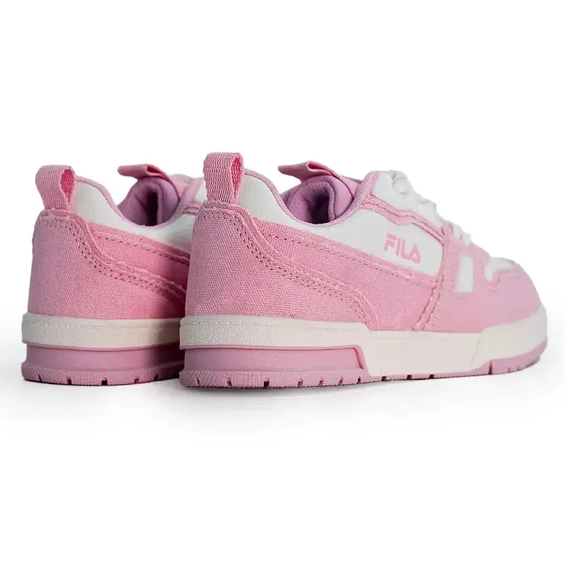 FILA Chess Kids Sneaker - White/Pink/ - Image 4