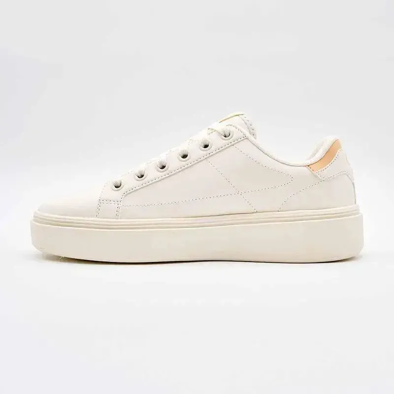 FILA Court Plumpy Ladies Sneaker - White / Peach Fuzz - Image 3