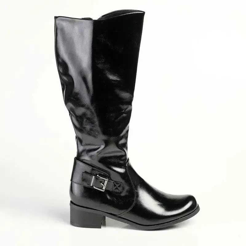 Franco Rossi Sofia Ladies Formal Long Boot - Black - Image 3