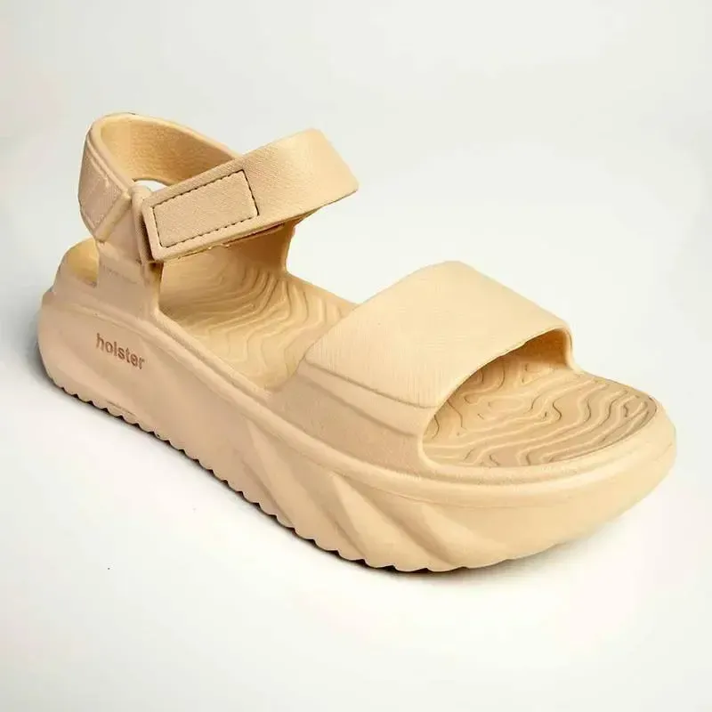 Holster Cloudnine Velcro Tie Sandals - Sand - Image 3