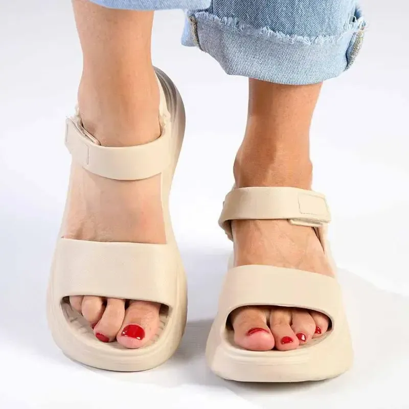 Holster Cloudnine Velcro Tie Sandals - Sand - Image 5