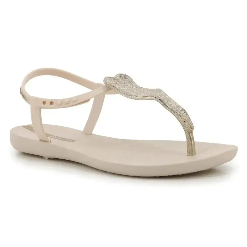 Ipanema Class Floral Slingback Sandal - Beige Gold - Image 3