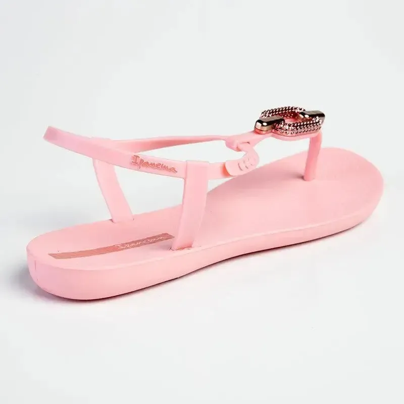 Ipanema May Chain Link Thong Sandals - Pink - Image 4
