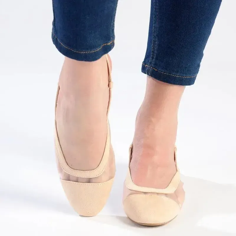 Madison Bluma 2 Low Block Heel Slingback Sandal - Nude - Image 6