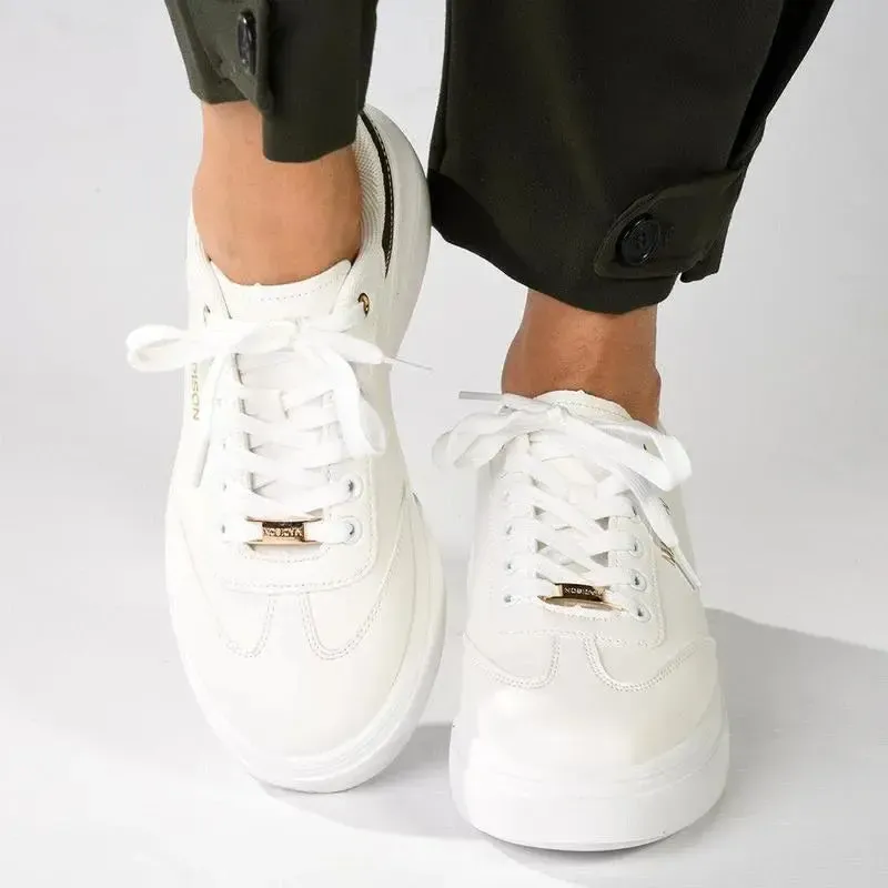 Madison Gaze Ladies Fashion Sneaker - White - Image 5