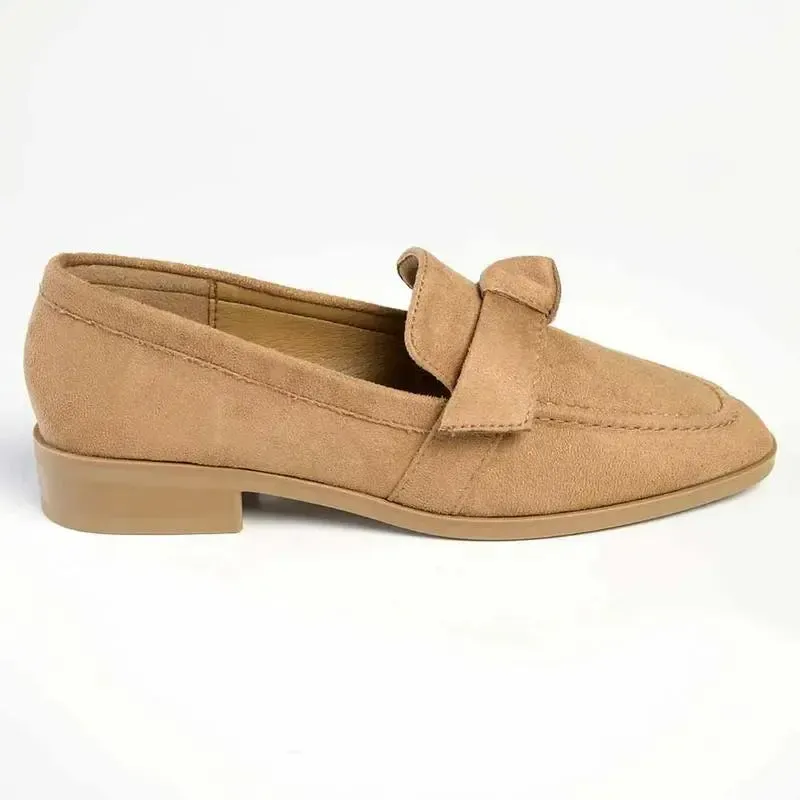 Madison Priya - Knotted Loafer - Taupe - Image 3