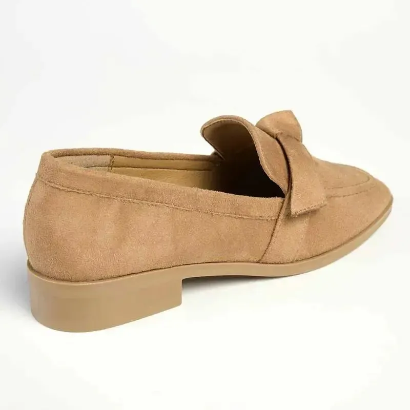 Madison Priya - Knotted Loafer - Taupe - Image 4