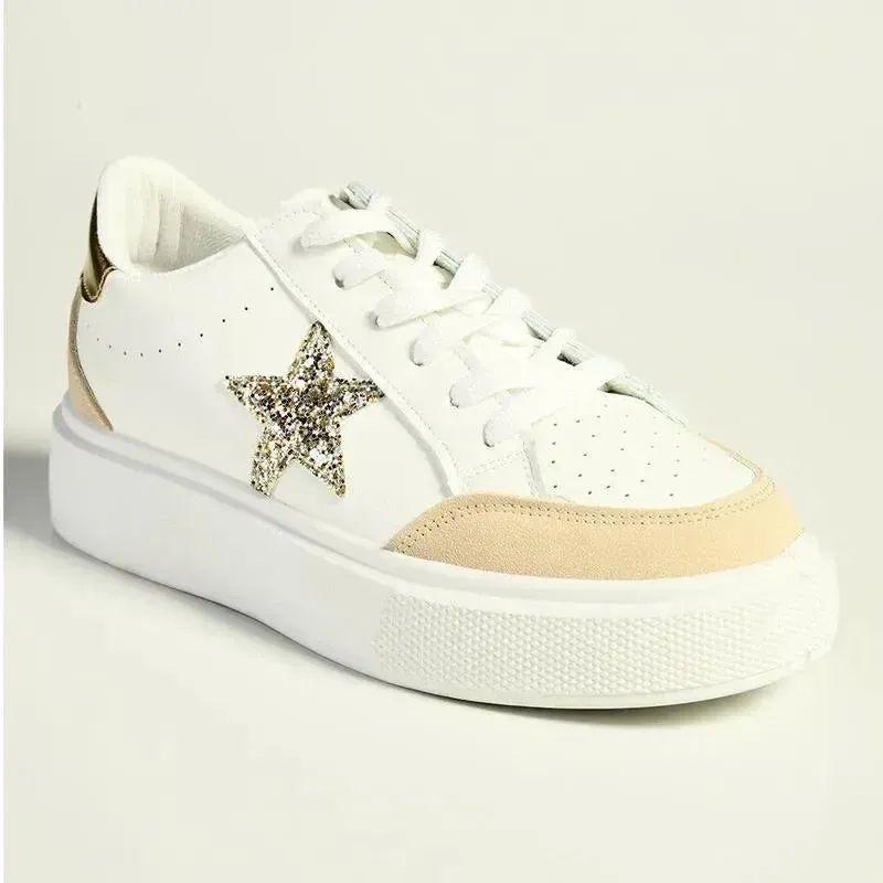 Madison Star Fashion Sneaker - White Multi - Image 4