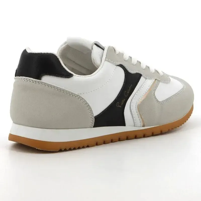 Pierre Cardin Alessi 3 Ladies Lace Up Sneaker - White Multi - Image 4