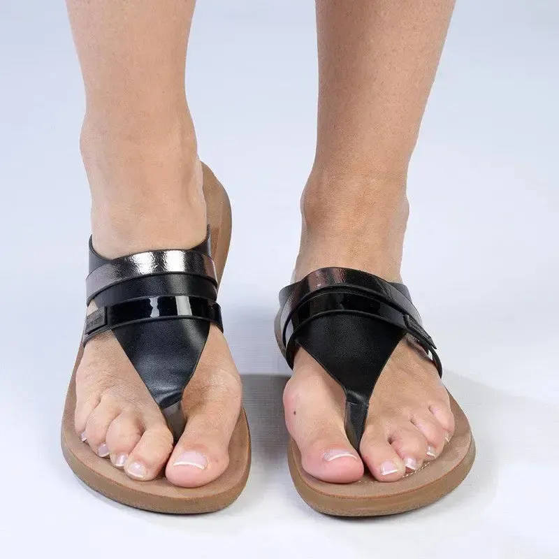 Pierre Cardin Domitilla T Bar Sandal - Black - Image 5