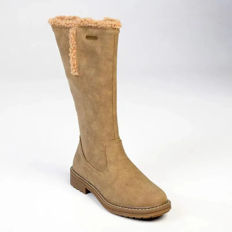Pierre Cardin Jessie Fur Lined Boot - Beige - Image 3