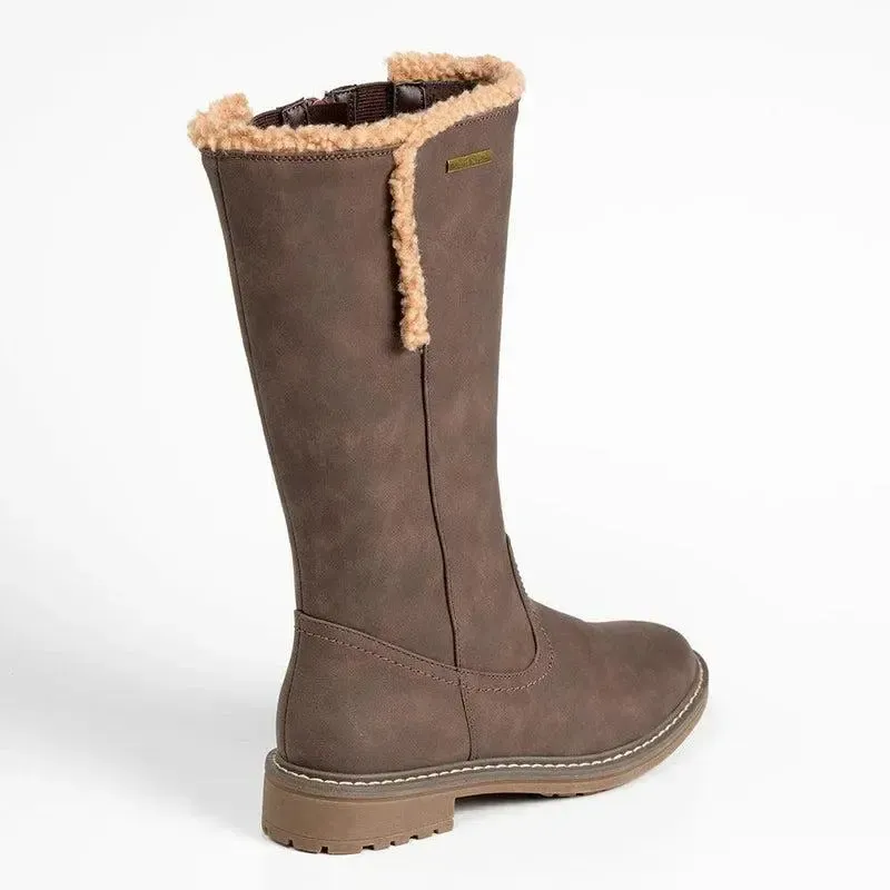 Pierre Cardin Jessie Fur Lined Boot - Chocolate - Image 4