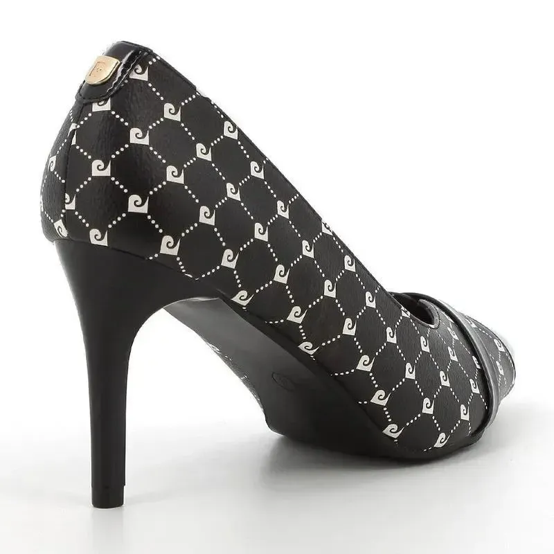 Pierre Cardin Lou Heels - Black / White - Image 3