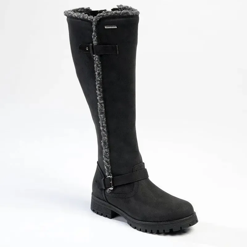 Pierre Cardin Remi Fur Lined Boot - Black - Image 3