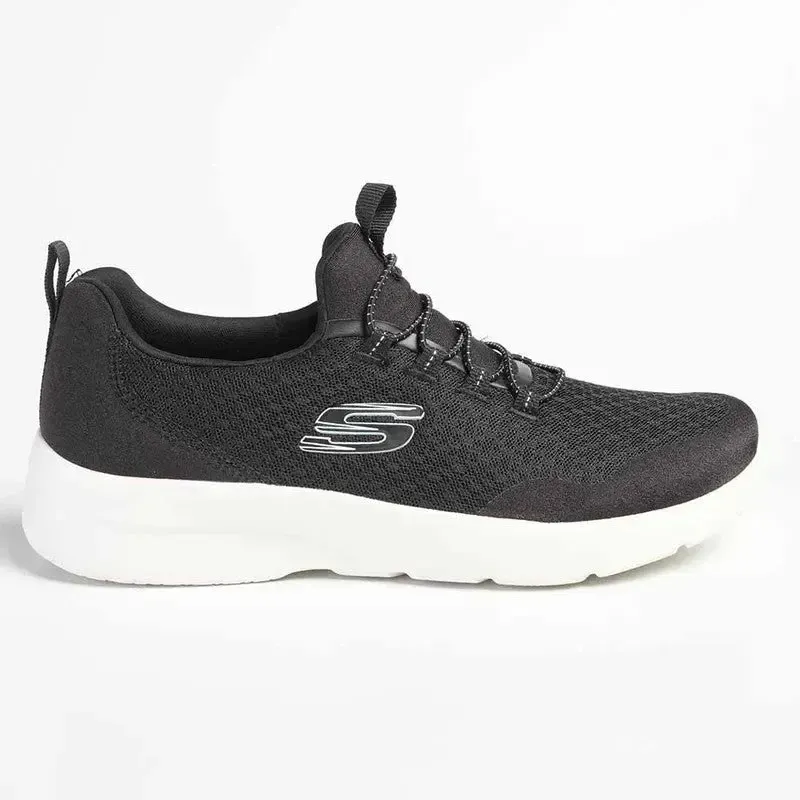 Skechers Dynamight 2.0 Sneaker - Black / Lavender / Blue - Image 4