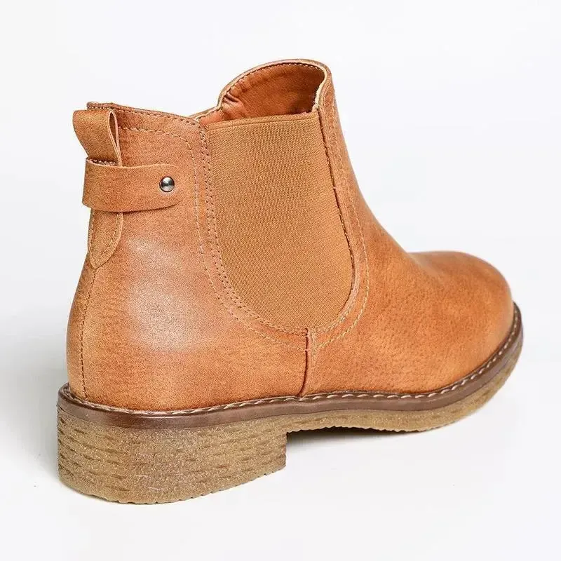 Soft Style by Hush Puppies Aali Ankle Boot - Caramel - Image 4