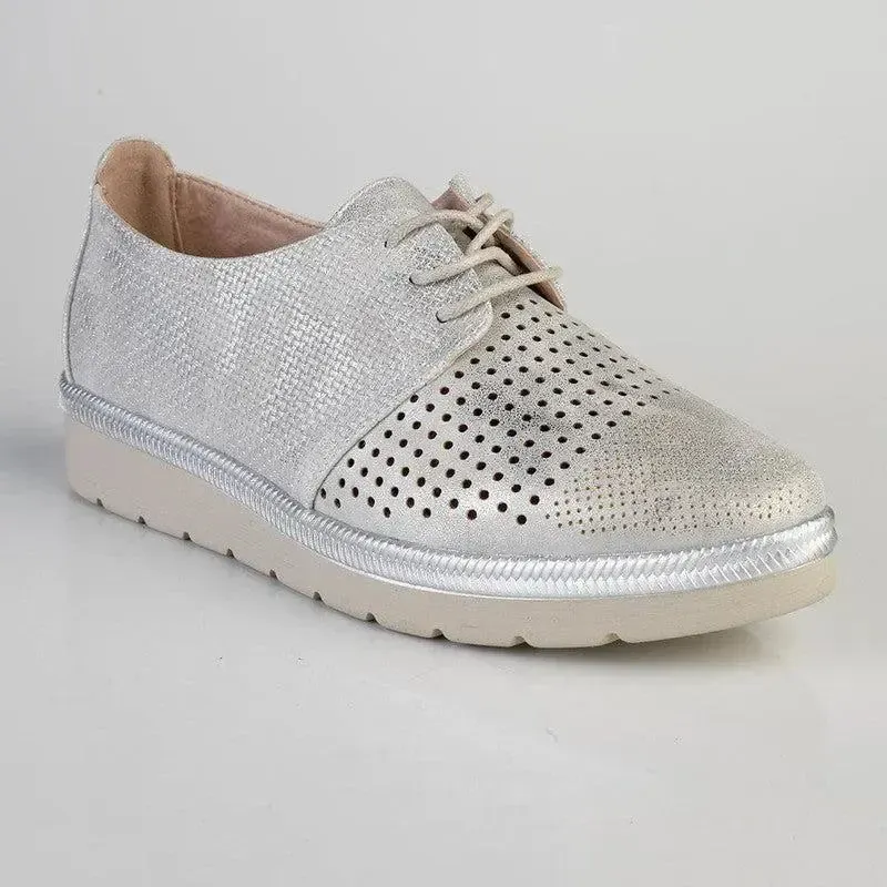 Soft Style By Hush Puppies Juliet Sneaker - Silver - Image 3