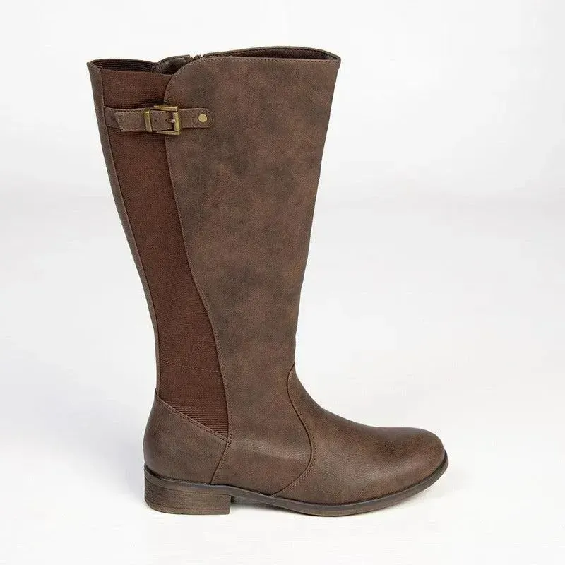 Soft Style by Hush Puppies Yaema Rider Boot - Chocolate - Image 4