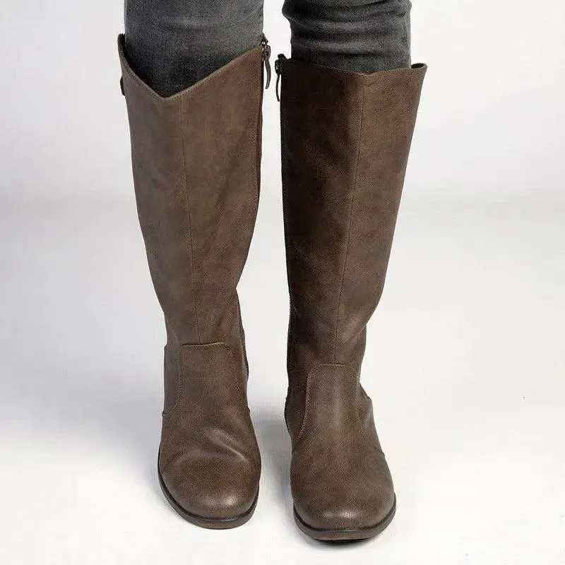 Soft Style by Hush Puppies Yaema Rider Boot - Chocolate - Image 6
