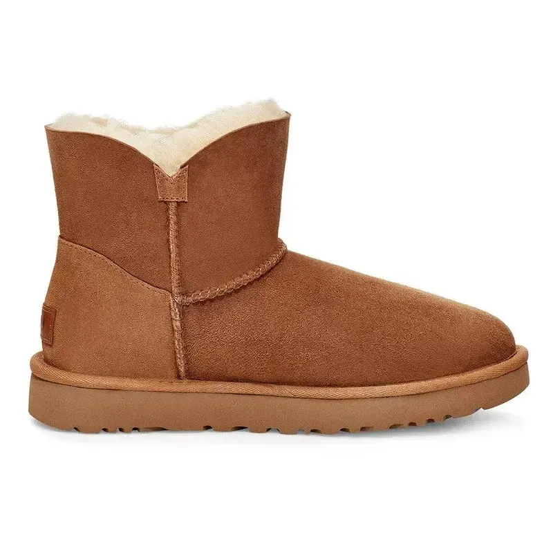 UGG Bailey Mini Zip Boot - Chestnut - Image 3