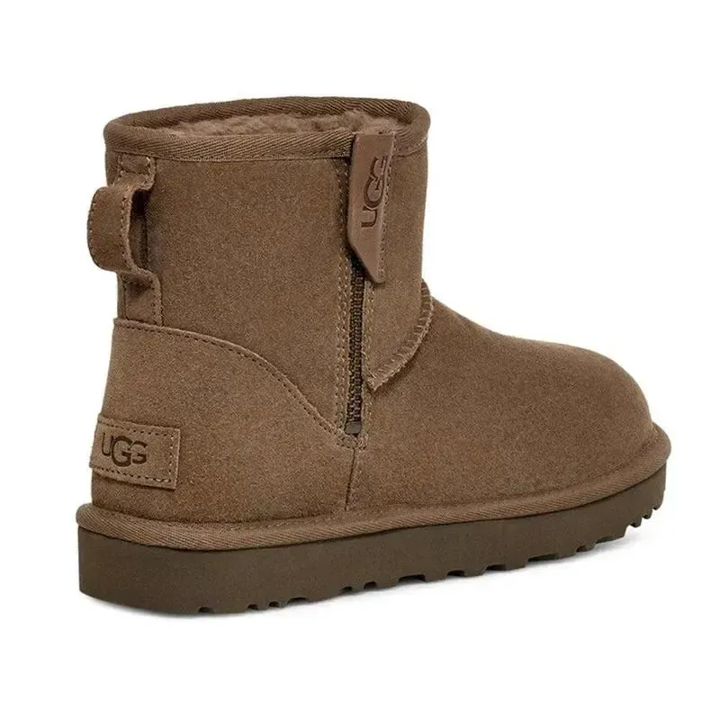 UGG Classic Mini Bailey Zip - Hickory - Image 3